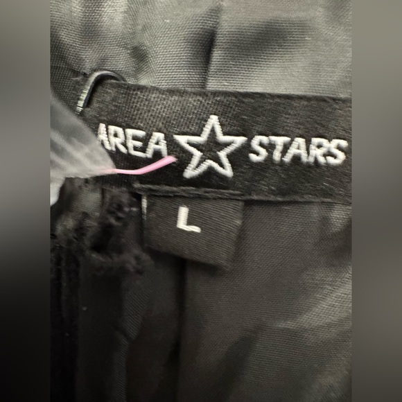 Area, stars, faux leather jacket - Picture 5 of 6